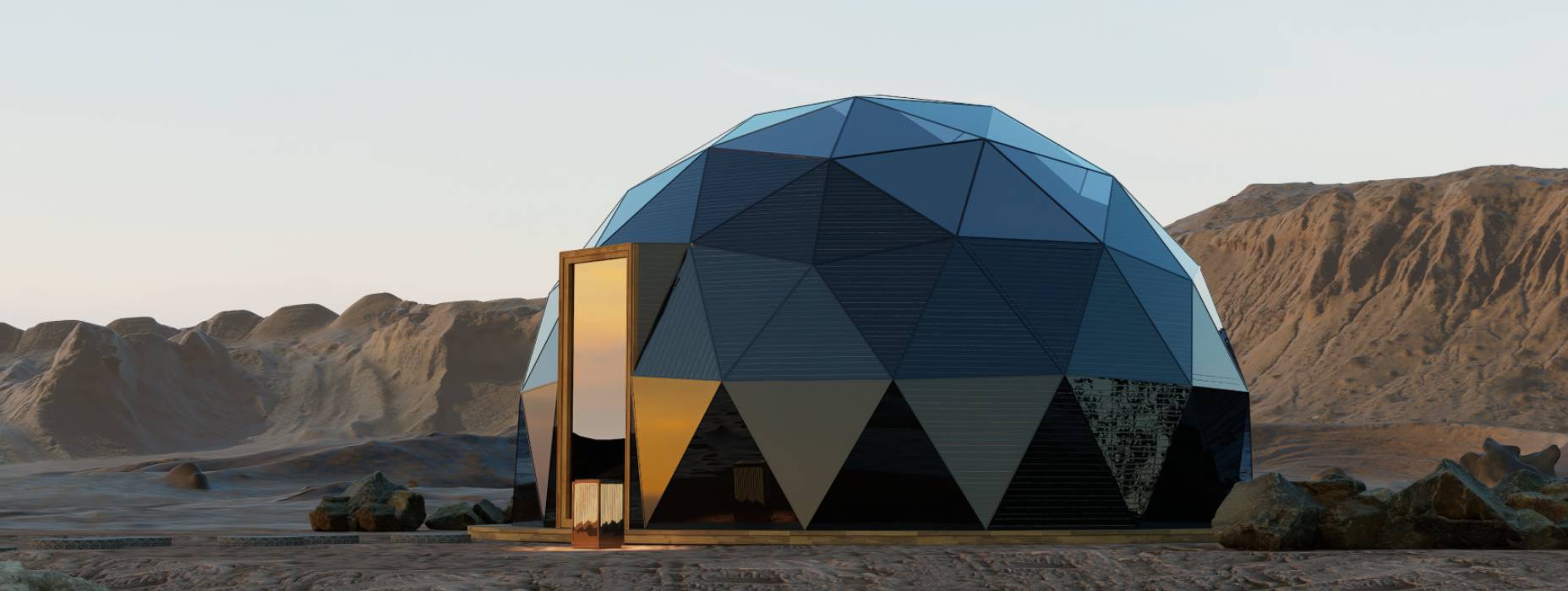 吉木乃县星空酒店帐篷