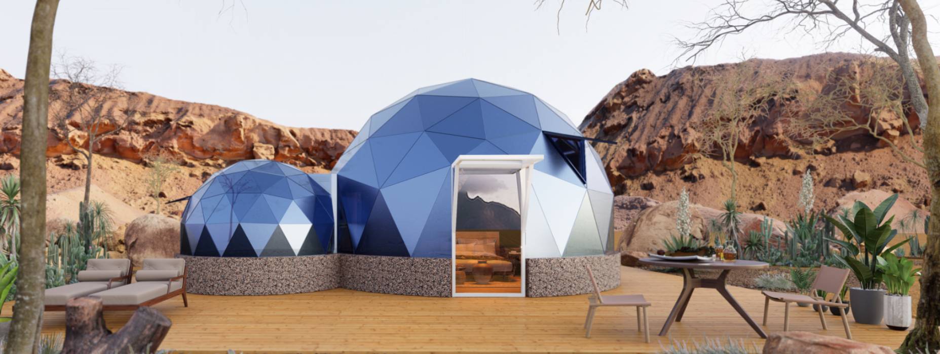 吉木乃县球形智能光伏玻璃星空房